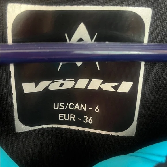 Volkl Ski Women’s Black and Teal Jacket size 6 - Picture 3 of 9